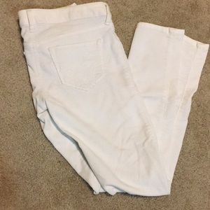 White Skinny Cords